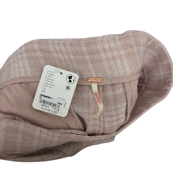 Free People Tegan Barrel Trouser in Pale Mauve Size 12 Brand New - Picture 6 of 14